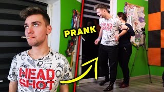 Pale papierosa przy mamie prank na mamie [upl. by Squires670]