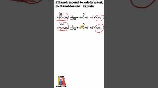 Iodoform Test  1 Minute Chemistry  jeemains neet [upl. by Juanne]