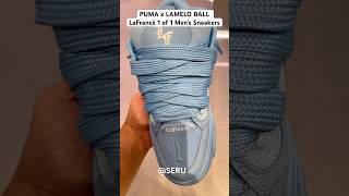 PUMA x LAMELO BALL LaFrancé Team light blue on hand puma lafrance Lameloball PumaSnakers Blue [upl. by Relyc]