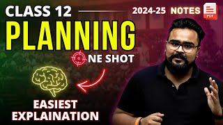 PLANNING class 12 business studies ONE SHOT  Chapter 4  GAURAV JAIN [upl. by Adam175]