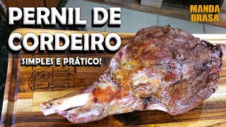 Pernil de cordeiro feito de um modo simples prático e direto mas com muito sabor [upl. by Renae]