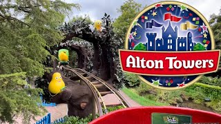 Go Set Tree Top Adventure  On Ride POV  Alton Towers  July 2024 [upl. by Elocaj]