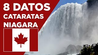 8 COSAS sobre las CATARATAS DEL NIAGARA  Canadá  USA [upl. by Rugen]