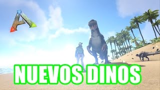 ARK XBOX ONE  REVIEW DE LOS NUEVOS DINOSAURIOS v749 [upl. by Annotahs]