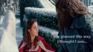 Beauty and the Beast 2017  Something there LYRICS [upl. by Grazia]