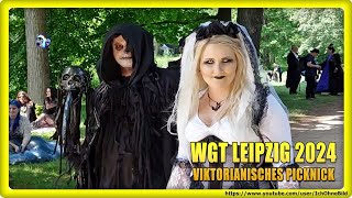 🔴 WGT LEIPZIG 2024 🦇 Part 2 🦇 VIKTORIANISCHES PICKNICK 🦇 WAVEGOTIKTREFFEN ichohnebild gothic [upl. by Sorrows257]