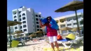 Hotel Karawan Sousse Tunisia beach [upl. by Naujahs155]