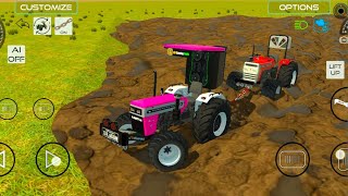 tractor wala game  indian tractor game  nishu deshwal tractor [upl. by Atelokin]