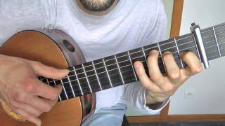 Tuto guitare  Georges BRASSENS  Chanson pour lAuvergnat 12 démo  couplet [upl. by Saile105]