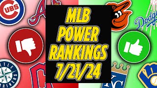 MLB Power Rankings 13 MLB Trade Deadline Rumors Orioles or Phillies 1 Braves Cubs IN TROUBLE [upl. by Feil]