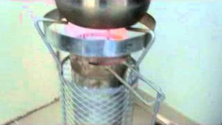 New Rice Husk Gasifier Stove Model 12452011 [upl. by Acissj]