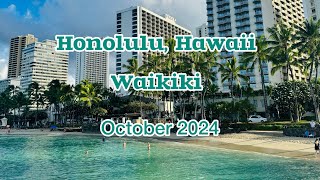 Honolulu Hawaii  Waikiki Beach Night Dance November 4 2024 [upl. by Akierdna]