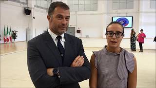 GINNASTICA RITMICA INAUGURATA LA quotCASA DELLE FARFALLEquot A DESIO [upl. by Hayarahs]