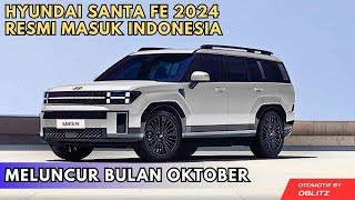 HYUNDAI SANTA FE 2024 RESMI MELUNCUR DI INDONESIA BULAN DEPAN FORTUNER BARU KETARKETIR ❓ [upl. by Debbee]