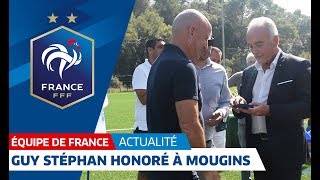 Equipe de France  Guy Stéphan reçoit la médaille de la ville de Mougins I FFF 2018 [upl. by Anotyad928]