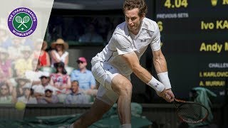 Andy Murray lobs Ivo Karlovic six times in one match [upl. by Ansilma]