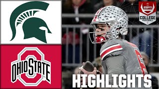 Michigan State Spartans vs Ohio State Buckeyes  Full Game Highlights [upl. by Ariane]