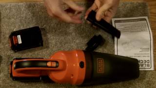 Black  Decker BDH2000SLB Hand Vac Bare Tool unboxing [upl. by Pare762]