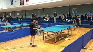 2024 south pennants table tennis div 2 Ian Lin vs Simon Wu set 5 [upl. by Nehtanoj393]