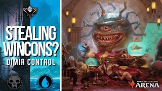 Your cards are my wincon  DIMIR CONTROL  Ranked standard MTG Arena Kamigawa Xanathar steals cards [upl. by Enelime]