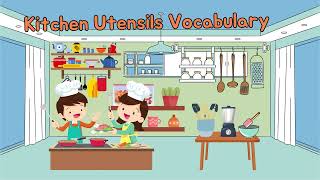 The Ultimate Kitchen Utensils Showdown Kids Edition 😄🍴kitchen utensils vocabulary [upl. by Cesare]