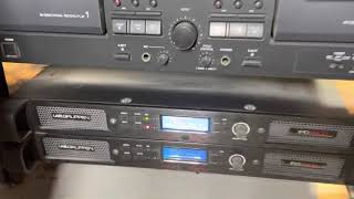 LABGRUPPEN ラブグルッペン IPD 2400 パワーアンプ ampTASCAM CD200SB [upl. by Enid]