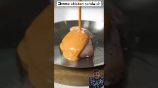 Cheese chicken sandwich shorts asmr recipe [upl. by Atonsah]