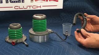 How To Bleed a Hydraulic Throwout Bearing  Mantic Clutch USA [upl. by Inanak]