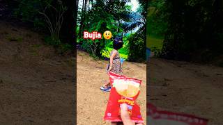 Bujia challenge 😲😳👍 funny satisfying challenge candy comedy comeandplaythegame srahman cute [upl. by Mairam973]