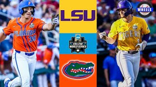 5 LSU vs 2 Florida  Championship Game College World Series  2023 College Baseball Highlights [upl. by Angadresma689]