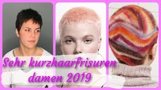 Die aktuelle 20 Ideen zu sehr kurzhaarfrisuren damen 2019 [upl. by Egiedan]