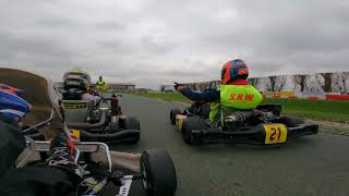 SHW minicursus kartng kartbaanStrijen dag 4 Haase Rotax max micro onboard [upl. by Gwyneth]