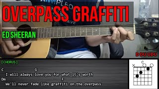 Ed Sheeran – OVERPASS GRAFFITI Guitar Tutorial  LYRICS and CHORDS  Cover [upl. by Brieta]