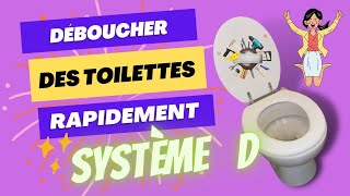 Déboucher des toilettes rapidement sans ventouse [upl. by Illek]