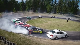 GoPro Twelve Car Tandem Drift [upl. by Fried]