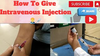 IV Injection Dene Ka Sahi Tarika  How To Give IV Injection With Full Information💉🧑‍⚕️youtubevideo [upl. by Layod71]