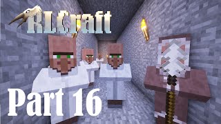 RlCraft  Exploiting villagers for OVERPOWERED enchants Part 16 [upl. by Anaerda]