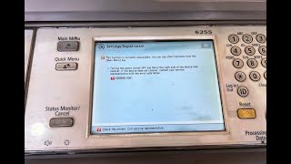 Canon iR Advance 6275  Error Code E000600001 [upl. by Alya621]