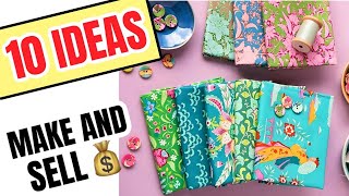 10 SEWING PROJECTS for Make AND SELL In 10 Minutes [upl. by Vig]