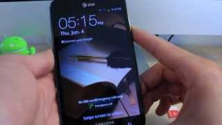 How To Unlock Samsung Galaxy Note  Tutorial [upl. by Nelsen]