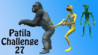 Patila Challenge 27 Patila Dume Tu Cosita amp Gorilla funny moment in jungle [upl. by Collimore]