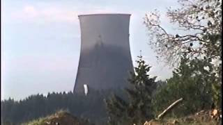 Trojan Nuclear Power Plant Cooling Tower Implosion [upl. by Brunhilde786]