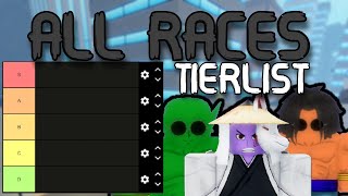 ALL RACES TIER LIST  PROJECT XL [upl. by Weide429]