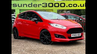 FORD FIESTA 10 Fiesta Zetec S Red Edition 3dr 2015 • 89200 miles • Petrol • Manual [upl. by Neehsas]