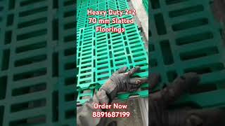 Installation Fitting Demo Video Of Heavy Duty 2×2 70 mm Slatted Floorings For Goat amp Sheep Farming [upl. by Octavie466]