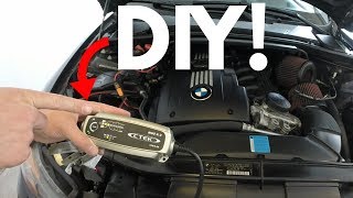 How To Charge A BMW Battery CTEK 43 [upl. by Laen]