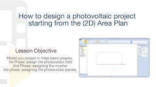 SolariusPV How to design a photovoltaic project starting from the 2D Area Plan  ACCA software [upl. by Neu171]