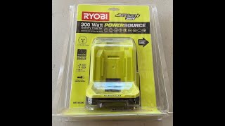 Ryobi RBT36300 36v Sine Inverter  4A lithium battery life test with some Turtle CAM at the end [upl. by Aikym899]