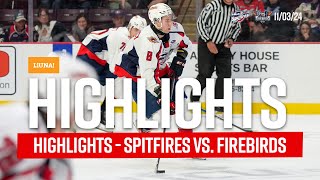 Highlights Spitfires vs Firebirds 110324 [upl. by Neelehtak]