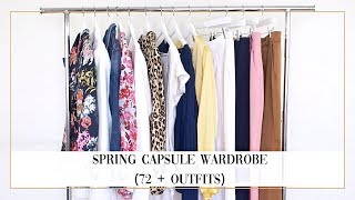 SPRING CAPSULE WARDROBE tips from a stylist [upl. by Marlene]